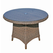 Patio Round Wicker Garden Outdoor Rattan Furniture Dining Table